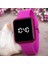 Touche Watch Fuşya Renk Silikon Kordonlu Dokunmatik LED Bayan Saat ST-303731 3