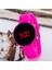Pembe Yuvarlak Dijital LED Ekran Pembe Silikon Kordonlu Bayan Saat ST-303621 1