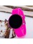 Pembe Yuvarlak Dijital LED Ekran Pembe Silikon Kordonlu Bayan Saat ST-303621 2