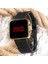 Spectrumwatch LED Mini Gold Black Kadın Genç Kız Unisex Kol Saati ST-303504 4