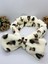 Leoparlı Peluş Fiyonklu Lastikli Bandana 1