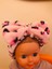 Leoparlı Peluş Fiyonklu Lastikli Bandana 5
