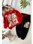 Mnn Mcky Karakter Baskılı Yılbaşı Konsept Unisex çocuk takım - Kırmızı-Siyah 1