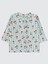 Kız Bebek Pijama Takımı 1-6 Ay Mavi 3