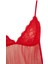 Fall in Love Triangle Dantelli Kırmızı Üst B0208AX24AU 3