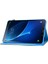 Samsung Galaxy Tab A 10.1 (T580/T585) Pu Deri Dikiş Manyetik Kapatma Kart Yuvaları ile Standı Tablet Kılıfı (Yurt Dışından) 3