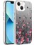 Apple iPhone 13 / 14 Uyumlu Kılıf Desenli Zore Silver Sert Kapak 1