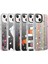 Apple iPhone 13 / 14 Uyumlu Kılıf Desenli Zore Silver Sert Kapak 2