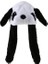 Panda Şapka Kulak Hareketli Atlama Şapka Komik Peluş Peluş Sıcak Şapka Kadın Kızlar (Yurt Dışından) 1