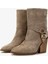 Kadın Topuklu Bot 1075 00272-22 Bn Bot SK24-25 Kum Yrm Suet 4
