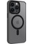 Apple iPhone 15 Pro Uyumlu Çift Yan Katmanlı Darbe Emici Magsafe Transparan Deep Silikon Kılıf 2
