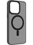 Apple iPhone 15 Pro Uyumlu Çift Yan Katmanlı Darbe Emici Magsafe Transparan Deep Silikon Kılıf 3