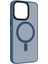 iPhone 15 Pro Uyumlu Çift Yan Katmanlı Darbe Emici Magsafe Transparan Deep Silikon Kılıf 3