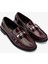 Kadın Bordo Loafer Ayakkabı 937 Mng-09 Bn Ayk SK24-25 Bordo Acma 2