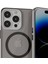 iPhone 15 Pro Max Uyumlu Metal Mıknatıslı Standlı Magsafe Ince Sert Paris Silikon Kılıf 3