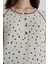 %100 Pamuk Uzun Kol Kadın Pijama Takımı 98412 4