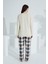 %100 Pamuk Uzun Kol Kadın Pijama Takımı 98411 2