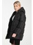 Kadın Kapüşonlu Oversize Şişme Mont 4
