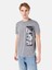 Regular Fit Yuvarlak Yaka Erkek Gri Kısa Kol Tişört Cl1066983 1
