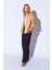 Camel Oversize Tek Cepli Gabardin Rahat Kesim Soft Dokulu Pamuk Kadın Gömlek | MKW168174-01 3