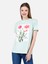 Regular Fit Yuvarlak Yaka Kadın Yeşil Kısa Kol Tişört Cl1067997 2