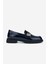 Kadın Deri Lacivert Loafer Ayakkabı 35 5648 Bn Ayk SK24-25 Lacı Rgn 1