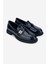 Kadın Deri Lacivert Loafer Ayakkabı 35 5648 Bn Ayk SK24-25 Lacı Rgn 2