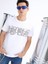 Regular Fit Yuvarlak Yaka Erkek Beyaz Kısa Kol Tişört Cl1069257 1