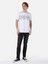 Regular Fit Yuvarlak Yaka Erkek Beyaz Kısa Kol Tişört Cl1069257 4