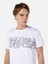 Regular Fit Yuvarlak Yaka Erkek Beyaz Kısa Kol Tişört Cl1069257 5
