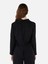 Regular Fit Shirt Neck Kadın Siyah Roll-up Gömlek Cl1066570 2
