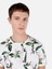 Regular Fit Yuvarlak Yaka Erkek Pembe Kısa Kol Tişört Cl1068859 4