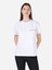 Regular Fit Yuvarlak Yaka Kadın Beyaz Kısa Kol Tişört Cl1068437 1