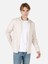 Slim Fit Shirt Neck Düz Erkek Bej Uzun Kol Gömlek Cl1066755 1