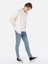 Slim Fit Shirt Neck Düz Erkek Bej Uzun Kol Gömlek Cl1066755 3