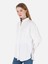 Regular Fit Shirt Neck Kadın Beyaz Uzun Kol Gömlek Cl1067333 1
