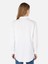 Regular Fit Shirt Neck Kadın Beyaz Uzun Kol Gömlek Cl1067333 2