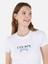 Slim Fit Yuvarlak Yaka Kadın Beyaz Kısa Kol Tişört Cl1068728 4