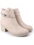 5 cm Topuklu Kaymaz Kauçuk Taban Günlük Kadın Bot 1