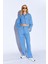 Mavi Crop Soft Dokulu Denim Yıpratma Detaylı Kadın Jean Gömlek | MKS169600-01 3