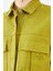Olive Crop Gabardin Ön Cep Detaylı Gömlek 4
