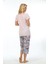 Bambu Kadın Kapri Takım Pijama 71027 3