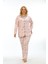 Bambu Büyük Beden Kadın Pijama Takımı 1