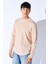 Bisiklet Yaka Jakarlı Dokulu Kumaş Slim Fit Basic Uzun Kol Erkek Tshirt | Taş MANW229954-1 2