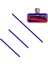10 Adet RJ45 Konnektör Keystone Cat6 Uzatma Bağlantı Adaptörü Beyaz (Yurt Dışından) 5