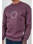 Baskılı Basic Sweat Mürdüm 4