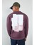 Baskılı Basic Sweat Mürdüm 5