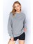 Eskitme/soluk Efektli Basic Kalıp L Örme Sweatshirt | Boyama Gri MKW278852-01 1