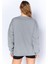 Eskitme/soluk Efektli Basic Kalıp L Örme Sweatshirt | Boyama Gri MKW278852-01 5