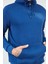 Kapüşonlu Basic Minimal Baskılı Sweat Marin 4